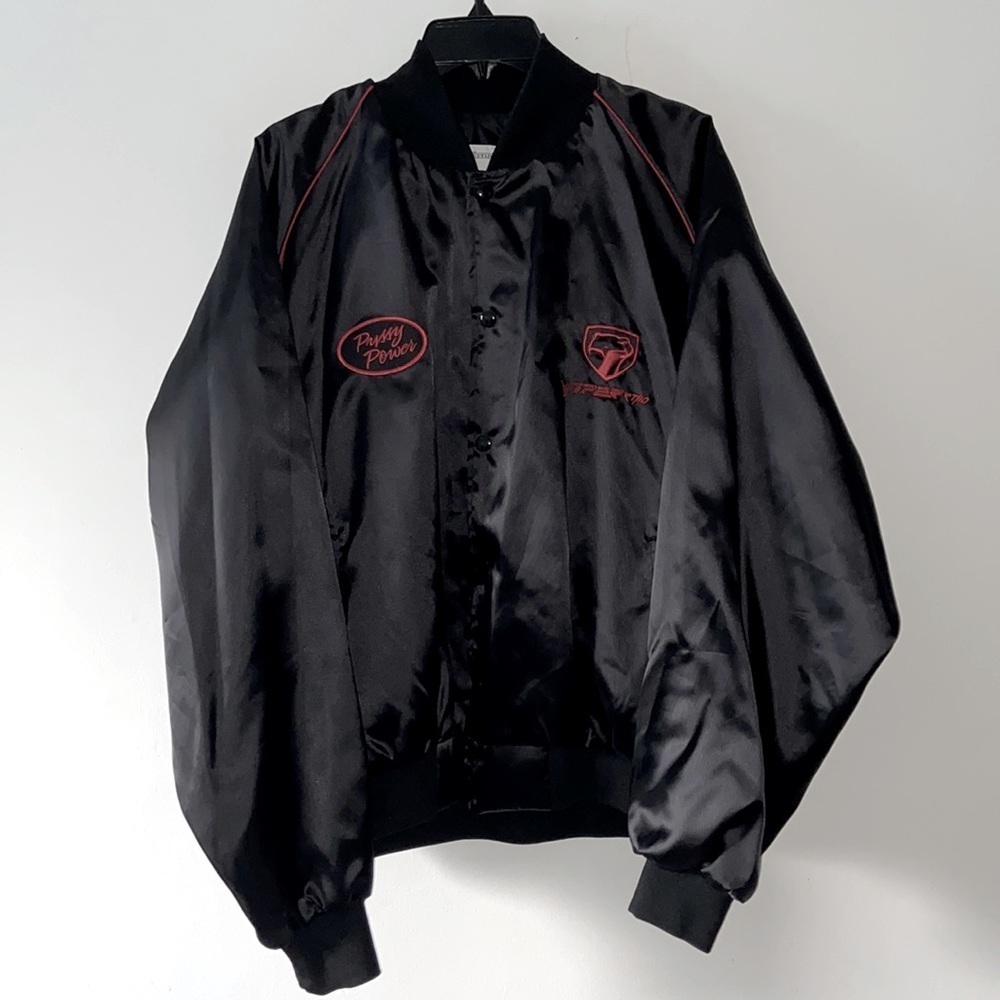 1/1 Custom Dodge Viper Rt/10 Nylon Bomber Jacket Xxl -